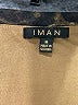 IMAN 100% Polyester Animal Print Black Long Sleeve Blouse Size M - photo 7