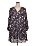 Gap 100% Polyester Floral Black Casual Dress Size XL - photo 1