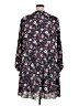 Gap 100% Polyester Floral Black Casual Dress Size XL - photo 2