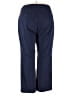 JM Collection Solid Blue Casual Pants Size 20 - photo 2