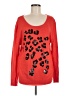 Wildfox Animal Print Red Pullover Sweater Size Med (2 or M) - photo 1