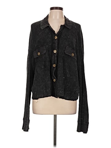 Bibi Long Sleeve Button-Down Shirt (view 1)