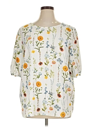 Remade Short Sleeve Blouse (view 1)