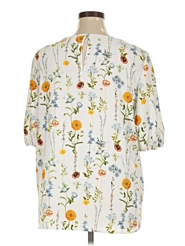 Remade Short Sleeve Blouse (view 2)