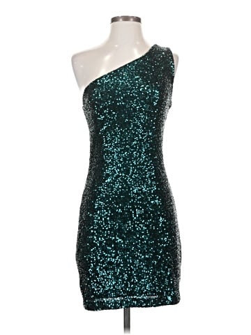 Aqua Cocktail Dress (view 1)