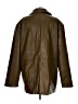 Collusion 100% Polyurethane Brown Faux Leather Jacket Size 12 - photo 2