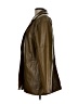 Collusion 100% Polyurethane Brown Faux Leather Jacket Size 12 - photo 5