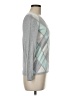 Tommy Hilfiger 100% Cotton Argyle Silver Pullover Sweater Size M - photo 4