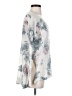 Tokyo Darling Floral Ivory Long Sleeve Henley Size XS - photo 4