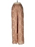 Eloise 100% Rayon Paisley Brown Casual Pants Size M - photo 2