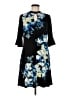Roz & Ali Print Black Casual Dress Size M - photo 1