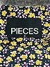 Pieces Yellow Brown 3/4 Sleeve Blouse Size S - photo 7
