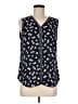 Talbots 100% Polyester Black Sleeveless Blouse Size M - photo 1