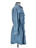 Zara Blue 3/4 Sleeve Button-Down Shirt Size S - photo 4