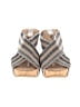Lucky Brand Stripes Gray Wedges Size 8 - photo 2