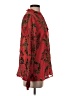 Bella Tu 100% Viscose Red Long Sleeve Blouse Size S - photo 4