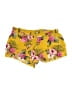 P.J. Salvage 100% Rayon Tropical Yellow Shorts Size M - photo 1