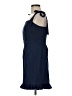 Lost + Wander Solid Blue Cocktail Dress Size M - photo 5