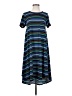 Lularoe Stripes Blue Casual Dress Size XS - photo 1