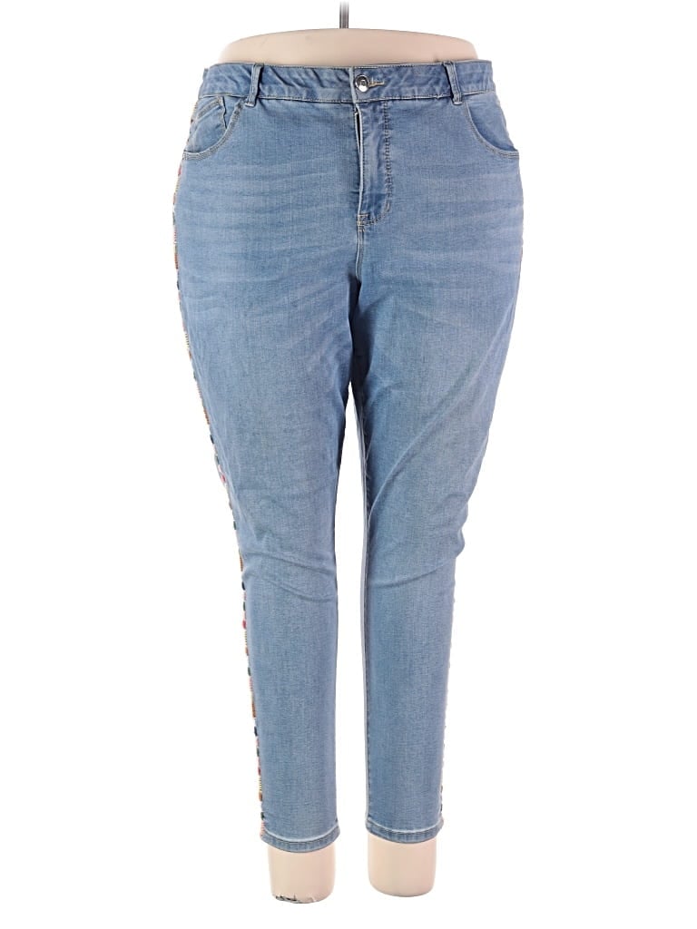 Pre-owned Knox Rose Jeans In Blue