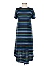 Lularoe Stripes Blue Casual Dress Size XS - photo 2