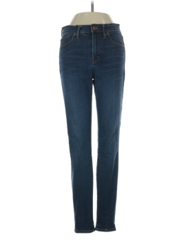 Madewell 9" Mid-Rise Skinny Jeans in Larkspur Wash: TENCEL&trade; Denim Edition (view 1)