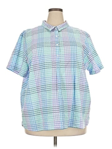L.L.Bean Short Sleeve Button-Down Shirt (view 1)