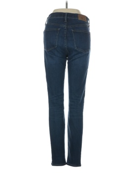 Madewell 9" Mid-Rise Skinny Jeans in Larkspur Wash: TENCEL&trade; Denim Edition (view 2)
