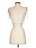 Hutch 100% Polyester Ivory Sleeveless Top Size 6 - photo 2