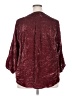 Torrid Burgundy 3/4 Sleeve Blouse Size 3X Plus (3) - photo 2