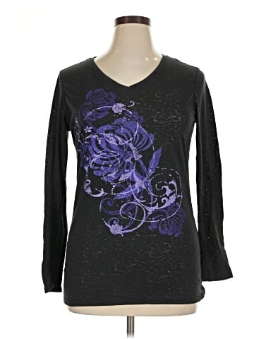 Earth Yoga 3/4 Sleeve T-Shirt (view 1)