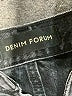 Denim Forum 100% Organic Cotton Chevron-herringbone Black Jeans Size 28 waist - photo 7