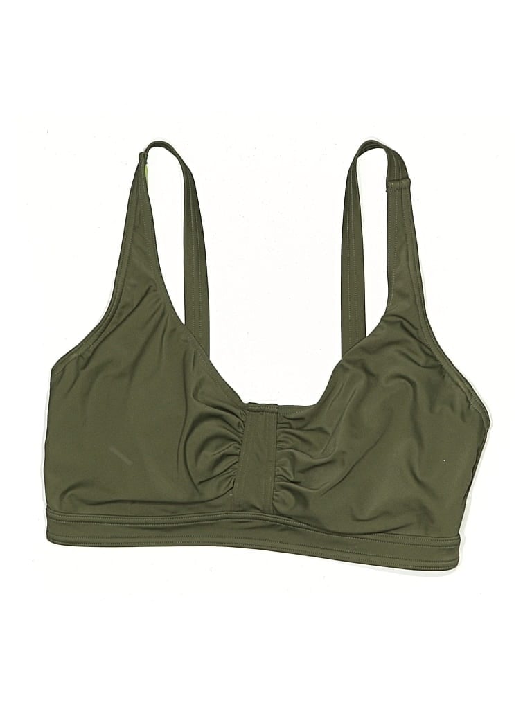 Pre-owned Prana Swimsuit Top Green Swimwear