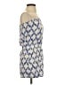 Forever 21 100% Rayon Chevron-herringbone Blue Cocktail Dress Size S - photo 4
