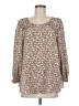 Max Studio Brown Long Sleeve Blouse Size M - photo 1