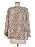 Max Studio Brown Long Sleeve Blouse Size M - photo 2