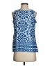Chaus Blue Sleeveless Blouse Size S - photo 1