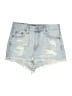 Aeropostale 100% Cotton Blue Denim Shorts Size 00 - photo 1