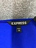 Express Solid Blue Short Sleeve Top Size XS - photo 7