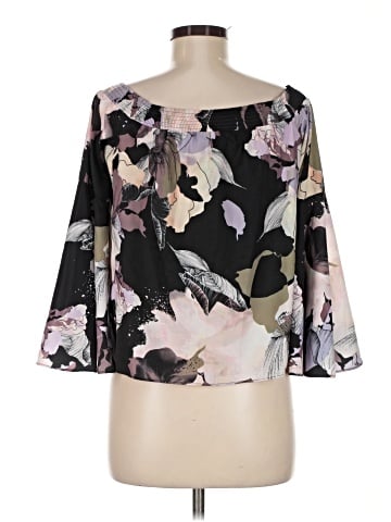Bar III 3/4 Sleeve Blouse (view 2)