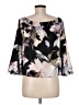 Bar III Black 3/4 Sleeve Blouse Size M - photo 2