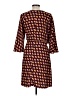 Halogen Print Burgundy Casual Dress Size M - photo 2