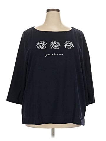 Talbots 3/4 Sleeve T-Shirt (view 1)