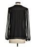 Ann Taylor LOFT 100% Polyester Black Long Sleeve Blouse Size S - photo 2