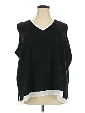 MING WANG Sleeveless Blouse (view 1)