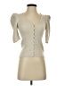 Express Ivory Short Sleeve Top Size XS - photo 1
