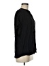 Point Sur 100% Viscose Black 3/4 Sleeve Blouse Size M - photo 4