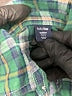 Baby Gap 100% Cotton Plaid Green Long Sleeve Button-Down Shirt Size 4 - photo 3
