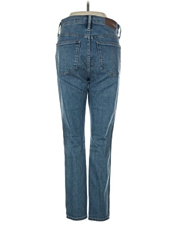 Madewell Petite 10" High-Rise Skinny Jeans in Woodridge Wash (view 2)