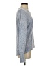 Banana Republic Metallic Blue Pullover Sweater Size S - photo 4